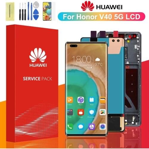 6.72" New Original LCD Display For Huawei Honor V40 5G With Frame Display Touch Screen For YOK-AN10 Digitizer Assembly Replace