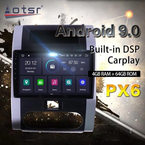 For Nissan X-trail 2007-2015 Car Multimedia Radio Player Stereo Android 9 DSP 10“ IPS Screen Audio GPS Navigation WIFI head unit