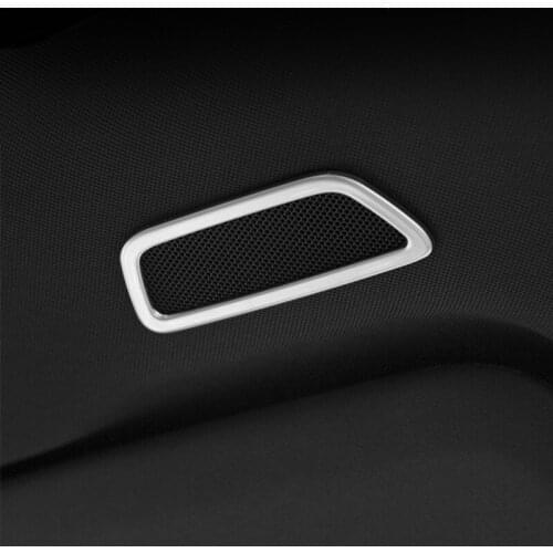Car Styling Roof Front Audio Speaker Frame Decoration Sticker Trim For Volvo XC60 2018-20 Rear Reading Lamp Modified Decals