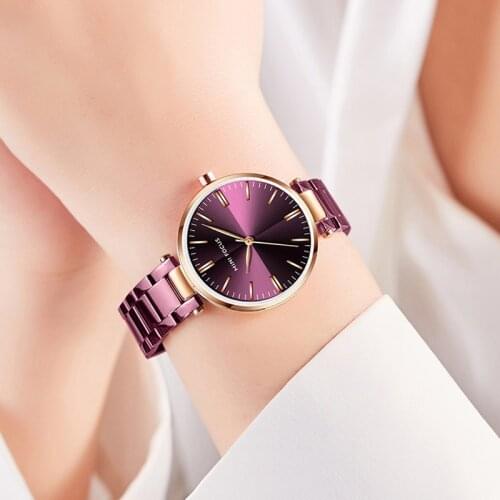 Minifocus Women Watch Famous Luxury Brands 2019 Fashion Ultra Thin Watches Ladies Stainless Steel Female Wrist Watch For Women