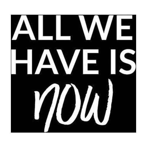 Black/Sliver Live Life to the fullest Sticker Car Rear Glass Sticker Waterproof Vinyl Car Window Decor Pattern S1051