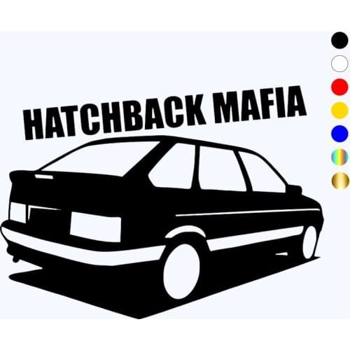 CK2763# VAZ 2114 hatchback mafia funny car sticker vinyl decal silver/black car auto stickers for car bumper window car decor