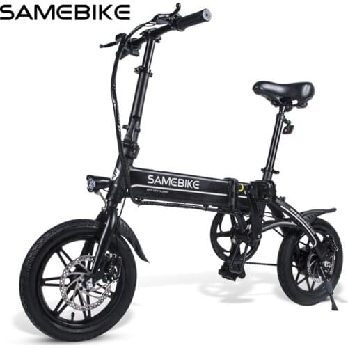 SAMEBIKE Electric Bike 14 inch ebike YINYU14 36V 250W High Speed Folding Electric Bicycle Aluminum Alloy Electric Bike