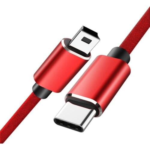 USB Type C To Mini USB Quick Charging Cable USB2.0 Transfer Data For Samsung P30 Cable Charger S20 For Xiaomi Phone Mobile
