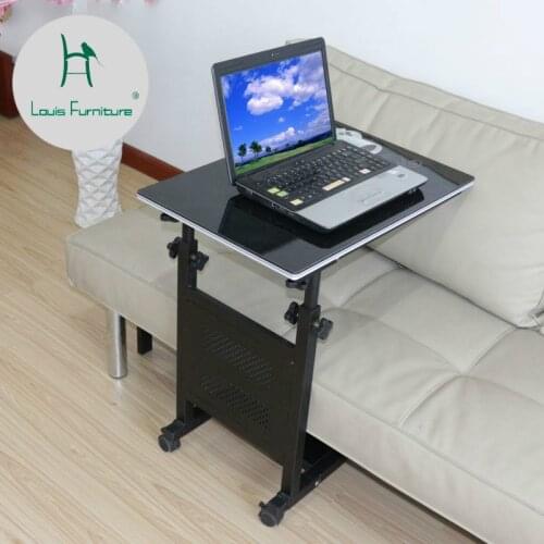 Louis Fashion Computer Desks Movable Bedside Mobile Lazy Table Bed Household Lift