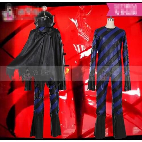 Game Persona 5 Goro Akechi Cosplay Costume Anime P5 Costume jumpsuit Halloween Unifrom H