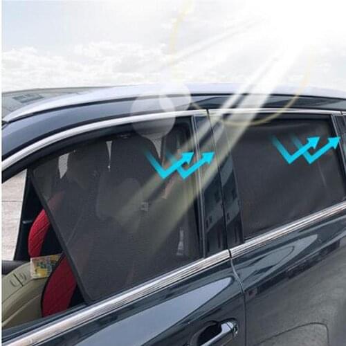 For Toyota RAV4 2019 2020 Magnetic Car Window Sunshield Sunshade Gauze Mesh Protection For Toyota RAV4 2009~2012 2013~2018
