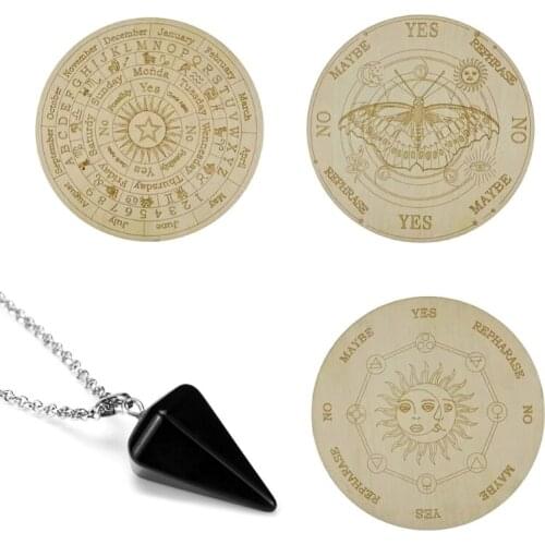 Pendulum Boards Witch Craft for Chrismas Girls Accessories Funny Gifts Creative Halloween Present for Kids