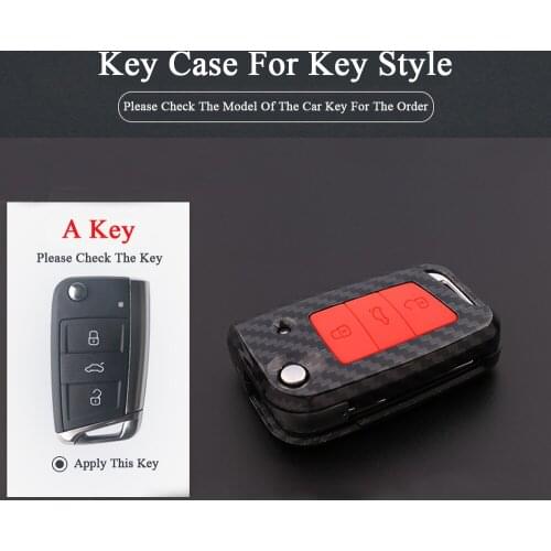 New ABS Key Case Cover For VW Polo Golf 7 Tiguan For Skoda Octavia Kodiaq Karoq For SEAT Ateca Leon Ibiza 2016 2017 2018 2019