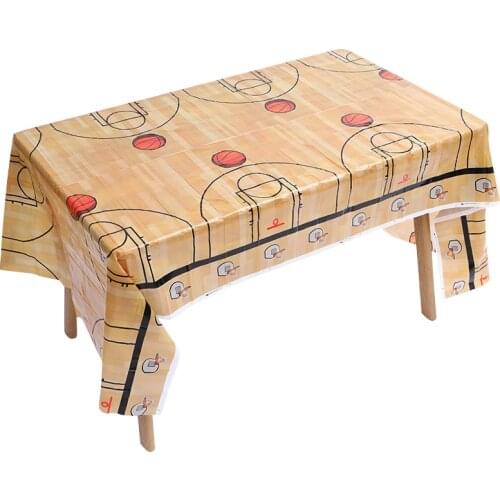 Basketball Disposable Tablecloth Kids Birthday Party Decorations Baby Shower Birthday Party Wedding Favor Supplies