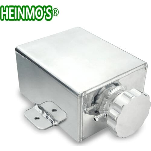 Coolant Expansion Tank AN8 1.2L Aluminum Can Polished Universal Radiator Overflow Tank Header Water Tank