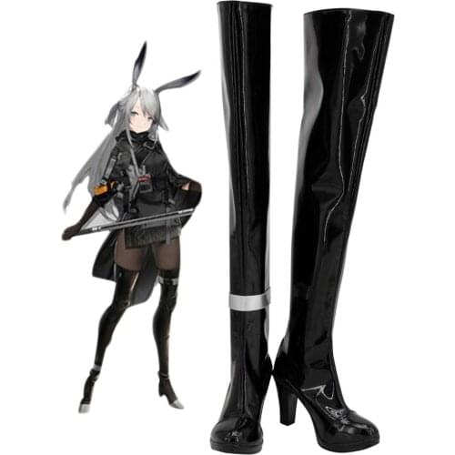 Arknights Savage Cosplay Boots Over Knee High Heel Shoes Custom Made