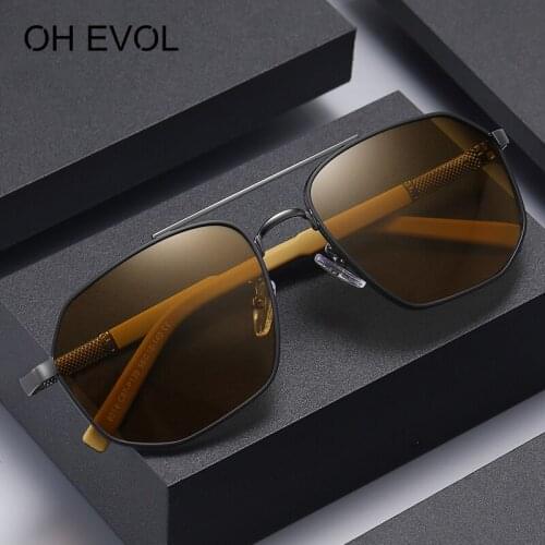 Classic Sunglasses Polarized For Men Women Brand Designer Pilot Sun Glasses Vintage Metal Fishing High Quality UV400 Goggle