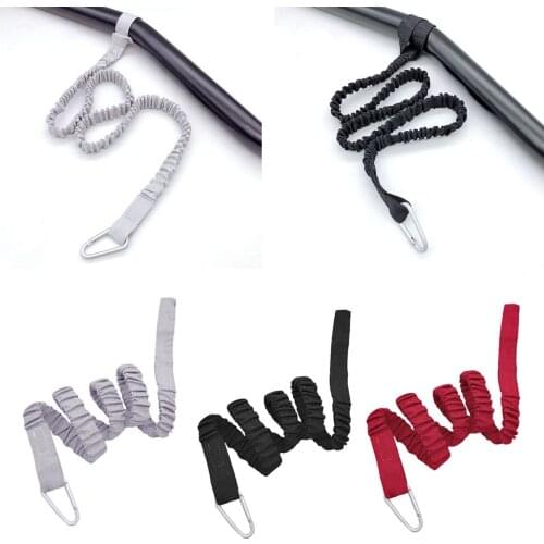 High Elastic Kayak Paddle Leash 1.5m Fishing Pole Holder Keeper Tehter Accessory