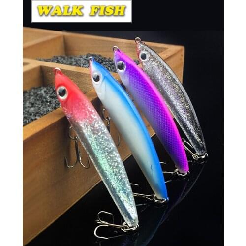 WALK FISH 1PCS 14g Pencil Crankbait Hard lure Bait soft skin bait Wobble Long casting bait Japan Fishing Swimbait Pesca