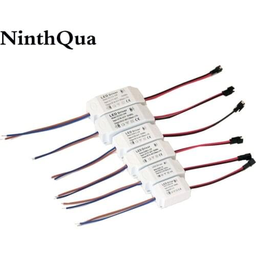 1Pcs LED Light Lamp Lighting Transformer LED Driver Adapter Power Supply 1-3W 4-7W 8-12W 13-18W 18-24W for Downlight panel Lamp