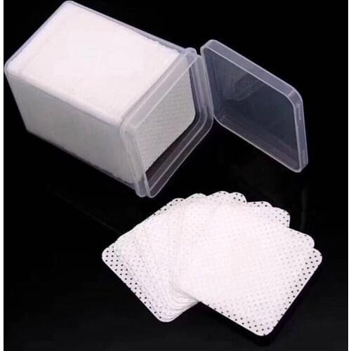 New 180Pcs Non-woven Fabric Nail lint free Wipes Napkins Nail Art Nail Remover Wipes For UV Gel Polish Remove Nails Pads Paper
