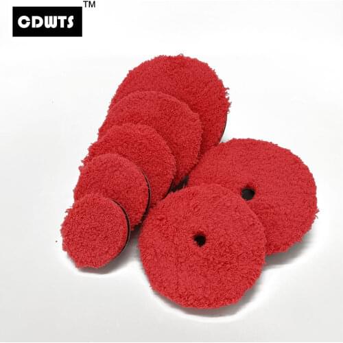 3/4/5/6/7inch Self-adhesive microfiber polishing wheel For DA/RO/GA Car Polisher