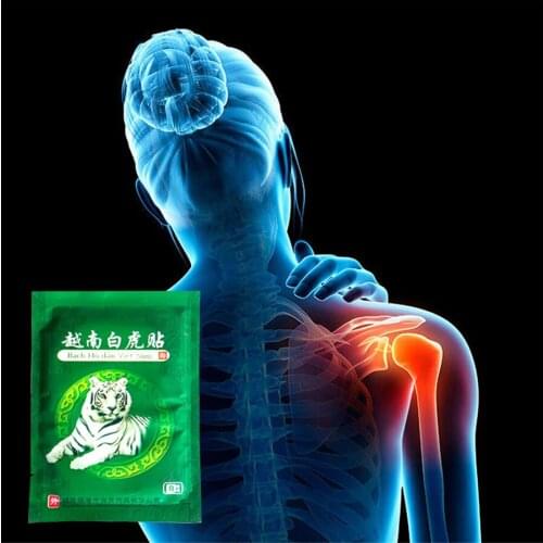 New Arrival 32Pcs/4Bags Vietnam White Tiger Pain Relief Plaster Muscle Shoulder Joint Rheumatoid arthritis Ache Patch Balm