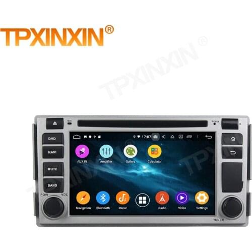 4+128G Wireless Carplay 2 Din Car Android Stereo Receiver For Hyunda Santa Fe Video Radio Audio Recorder Head Unit Player Screen