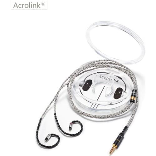 Acrolink 1.2m High Qulity PCOCC DIY Upgraded Earphone Cable Repair Replacement With 0.78mm 2 Pins Interface For 4.4 XLR