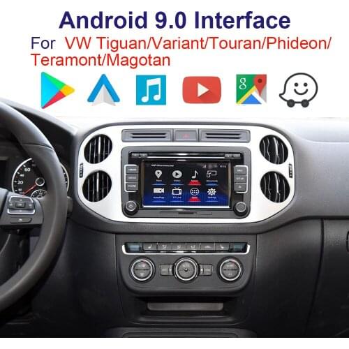 Android 9.0 Navigation interface Box car screen upgrade system forVolkswagen Tiguan/Variant/Touran/Phideon/Teramont/Magotan