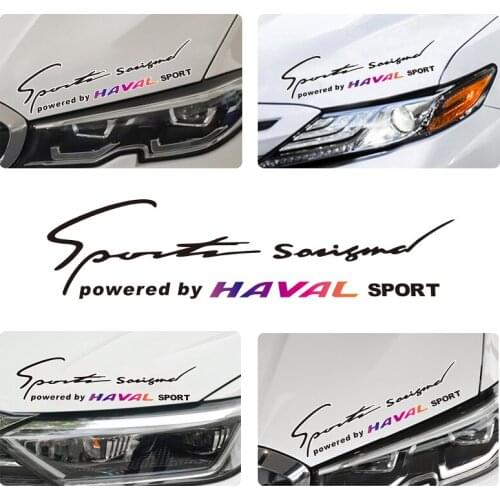 Car Creative Sticker Cool Car Light Eyebrow Sticker For Haval H1 H2S M6 H3 H4 H5 H6 H7 H8 F5 F7X H2 F7 H9 H6-Coupe First-love
