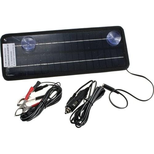 Car Charger 12V 4.5W Solar Panel Portable Monocrystalline Solar Cell Charger DIY Module Battery System For Car Automobile Boat