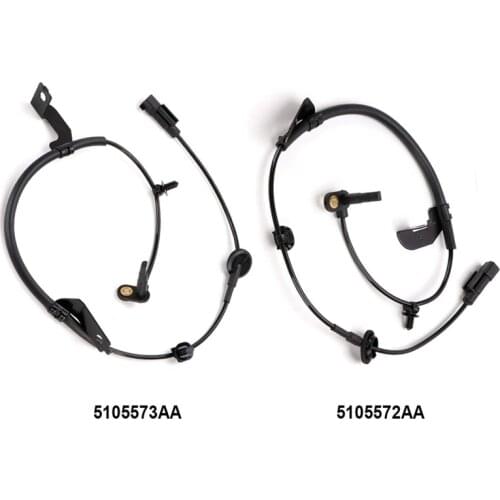 2Pcs Car ABS Wheel Speed Sensor for Dodge CALIBER Jeep COMPASS PATRIOT 1.8 2.0 2.2 2.4 CRD 5105572AA 5105573AA