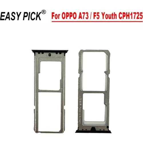 For OPPO F5 Youth CPH1725 SIM Card Tray Micro SD Card Adapter Holder Socket Tray Reader Part For OPPO A73 in China CPH1725