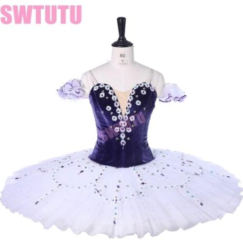 Adult Purple Tutu Ballet Professional For Sale Lilac Fairy Attendants Ballerina Costumes For Ballet Competition BT9279