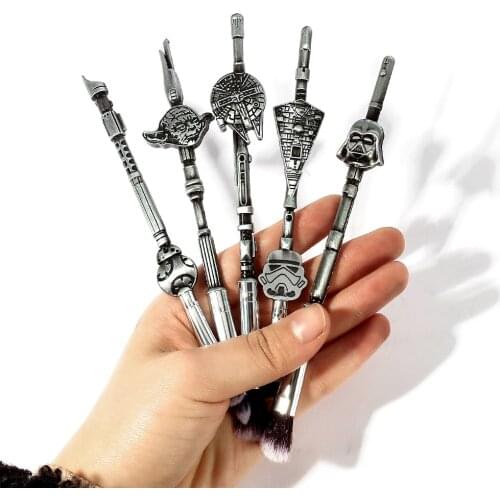 Hot 5PCS Makeup Brushes Set Symbal Foundation Brush Blending Eye shadow Lip Cosmetic Pincel Maquiagem