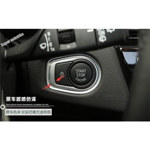 Lapetus Start Stop Engine System Key Frame Cover Trim For BMW 2 Series Gran Active Tourer F45 F46 2015 - 2019 218i 220i 228i ABS