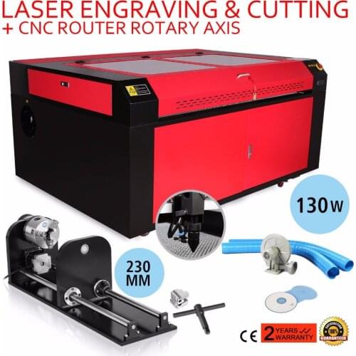 130W CO2 USB laser engraving machine laser engraving cutting machine 1400X900MM with engraving tube