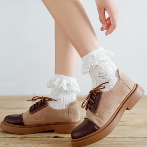 Lolita soft sister lace Japanese lovely cotton socks girls tube JK Lolita princess socks wholesale