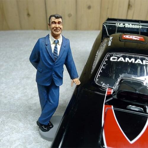 1/24 Resin Doll Model Carroll Shelby Mustang Racing Founder Classic Collection Car Decoration Boys for Toys