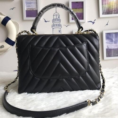 Fashion Casual Lady Handbag Shoulder Bag Female Brand Luxury Chain Lady Bag 2020 Top Quality Leather Solid Color Messenger Bag