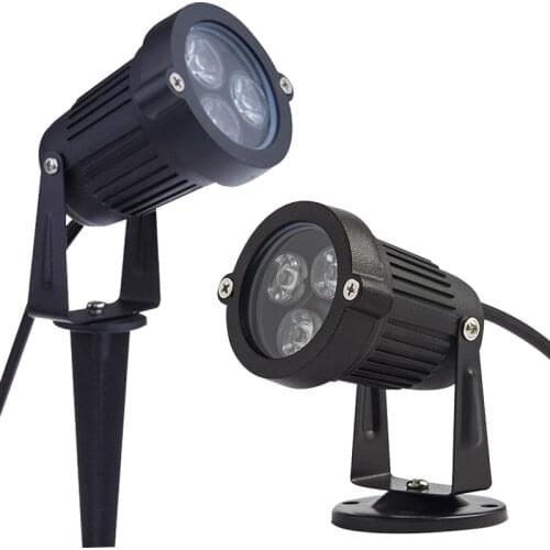 Outdoor LED COB Lawn Lamp 1W 3W 5W 10W LED Garden Landscape Light AC85-265V 12V Waterproof Lighting Light Garden Path Spotlights