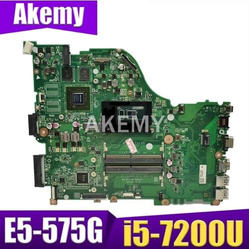 NBVEU11004 For ACER Aspire E5-575G F5-573G Laptop Motherboard F5-573 Mainboard DAZAAMB16E0 w/ I5-7200U GT940MX