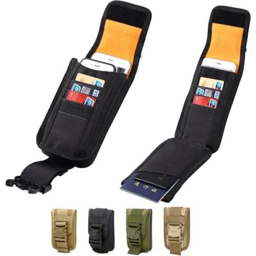 800D Nylon Tactical Bag Outdoor Molle Military Waist Fanny Pack Mobile Phone Pouch Belt Waist Bag EDC Gear Bag Card Pack Purses