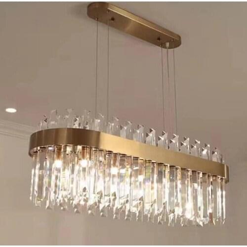 New luxury chandelier crystal lamp modern kroonluchter AC110V 220V gold dinning room living room light fixtures