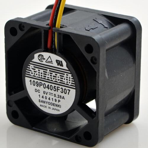 109P0405F307 5V 4cm Violent Air Volume Mute Fan 4028 Thermal Boost Server Fan Double Ball