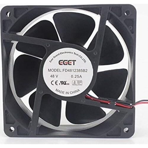 Original FD4812385B2 48V 0.25A 2 line Cooling Fan 12038 12CM 6months Warranty