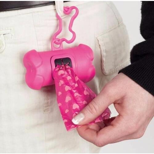 Pet Dog Bags Garbage Clean Dispenser Box Dog Waste Poop Bag With Printing Doggy Bag Trash Garbage bag