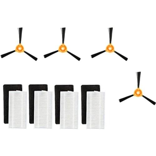Fit for Ecovacs N79 N79S 500 605 ing Robot Accessories Filters,Side Brushes Accessories Kit Replacement ,8 Pcs
