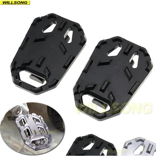 Footrest Foot Peg Pedal Extension Support Plate Enlarge Bracket For BMW F750GS F850GS G310GS R1200GS S1000XR R Nine T