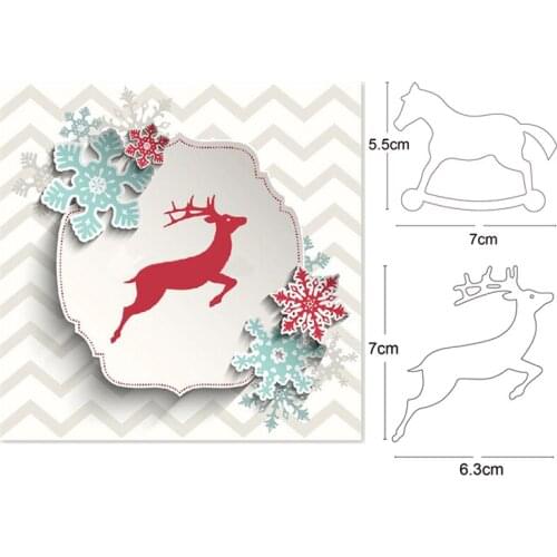 Craft dies metal cutting dies cut die mold Deer Trojan Horse Scrapbooking dies craft paper knife mould blade punch stencils dies