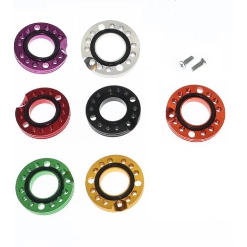 Alloy colorful cnc 28mm carb adjuster carburetor swivel adapter plate for colored pit dirt bike