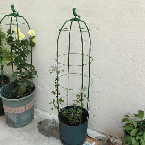 Garden Trellis Plant Support Rack Tower Obelisk Plant Climb Shelf Plant Display Bracket Plant Flower Vine Rack Wrought Stand