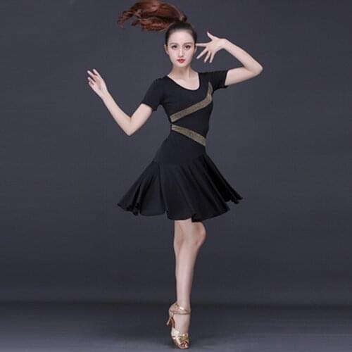 Latin dance practice clothes female adult dress new sexy summer professional national standard ballroom dance performance traini